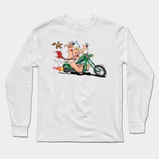 Low Brow Born to Ride Long Sleeve T-Shirt